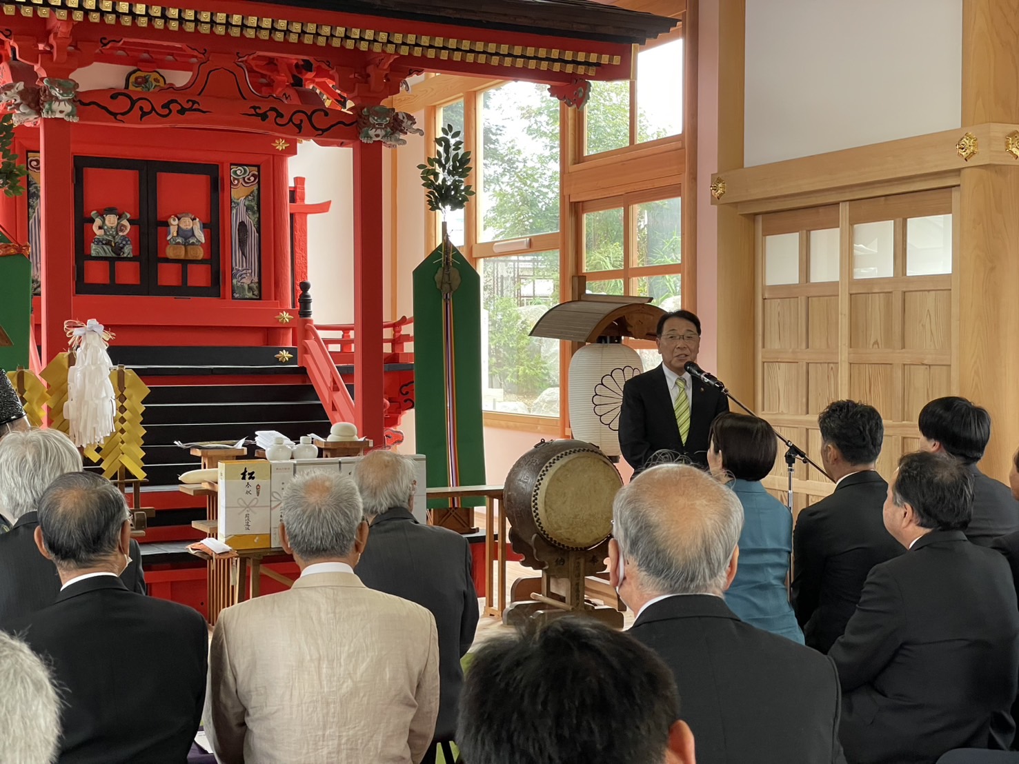 津久田赤城神社社殿新築境内整備竣功奉告祭 津久田赤城神社社殿新築境内整備竣功奉告祭