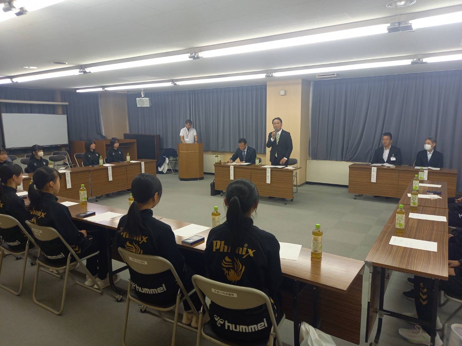 渋川フェニックス全国中学校体育大会出場報告会 渋川フェニックス全国中学校体育大会出場報告会