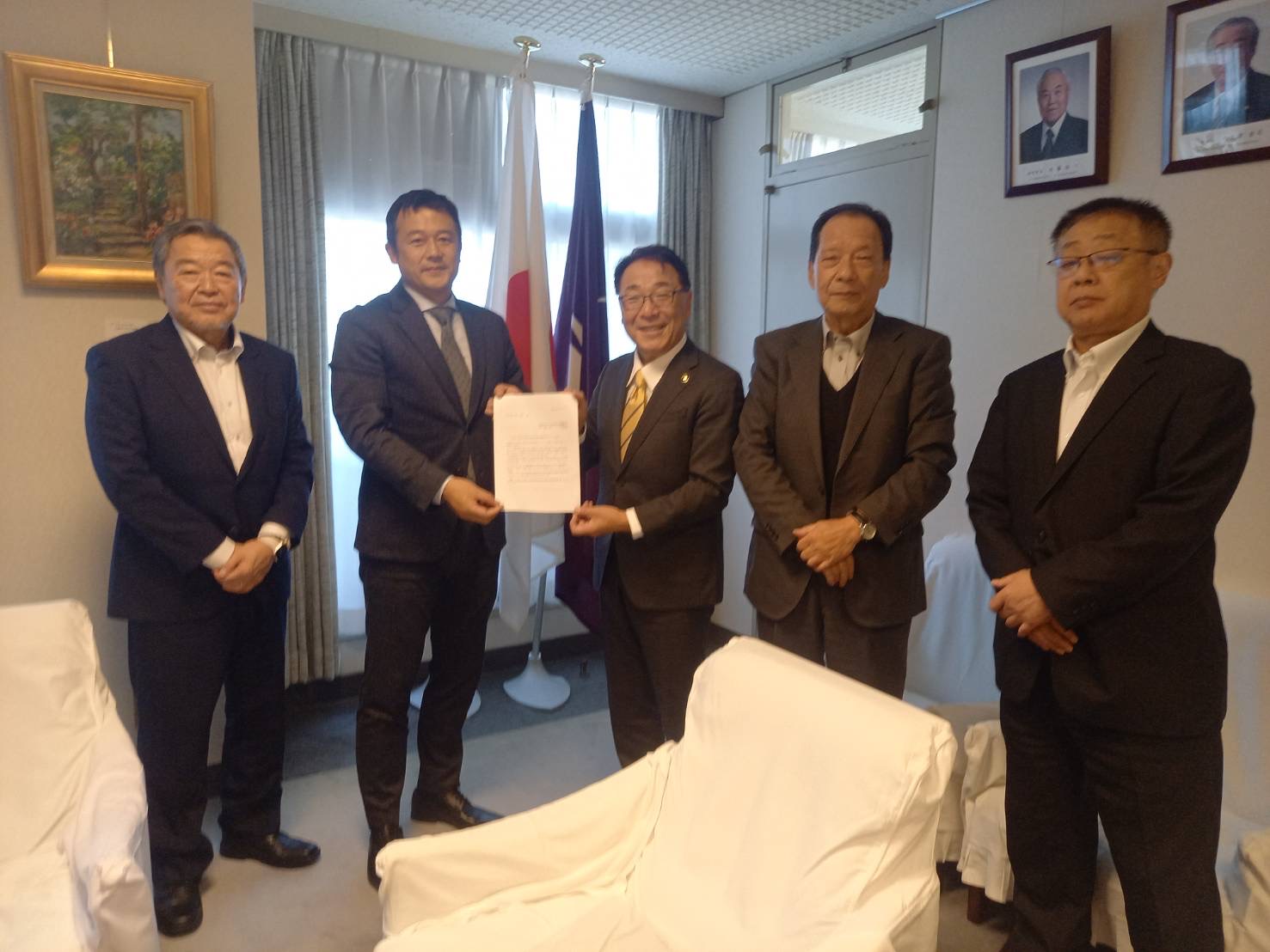 渋川伊香保温泉観光協会から要望書の提出 渋川伊香保温泉観光協会から要望書の提出