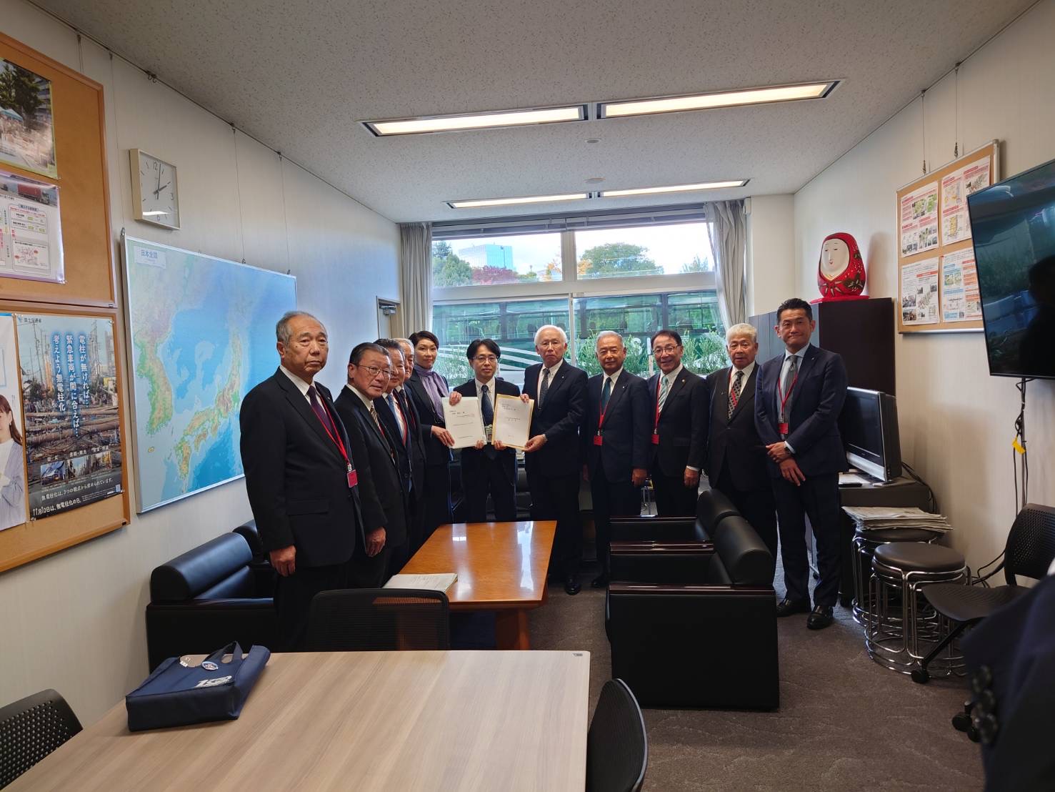 上信自動車道建設促進期成同盟会要望活動 上信自動車道建設促進期成同盟会要望活動