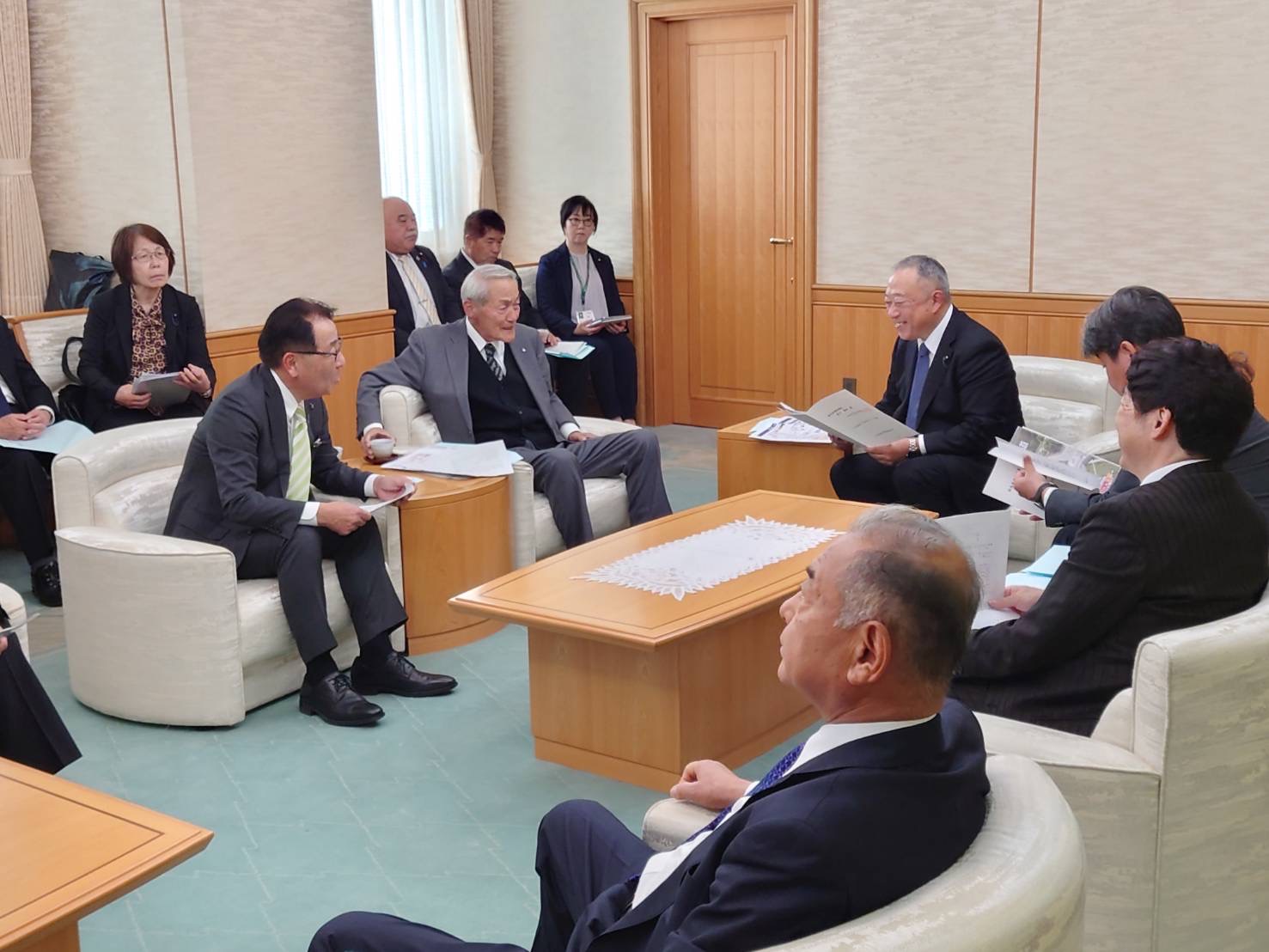 上信自動車道建設促進期成同盟会による要望活動(群馬県)2 上信自動車道建設促進期成同盟会による要望活動(群馬県)2