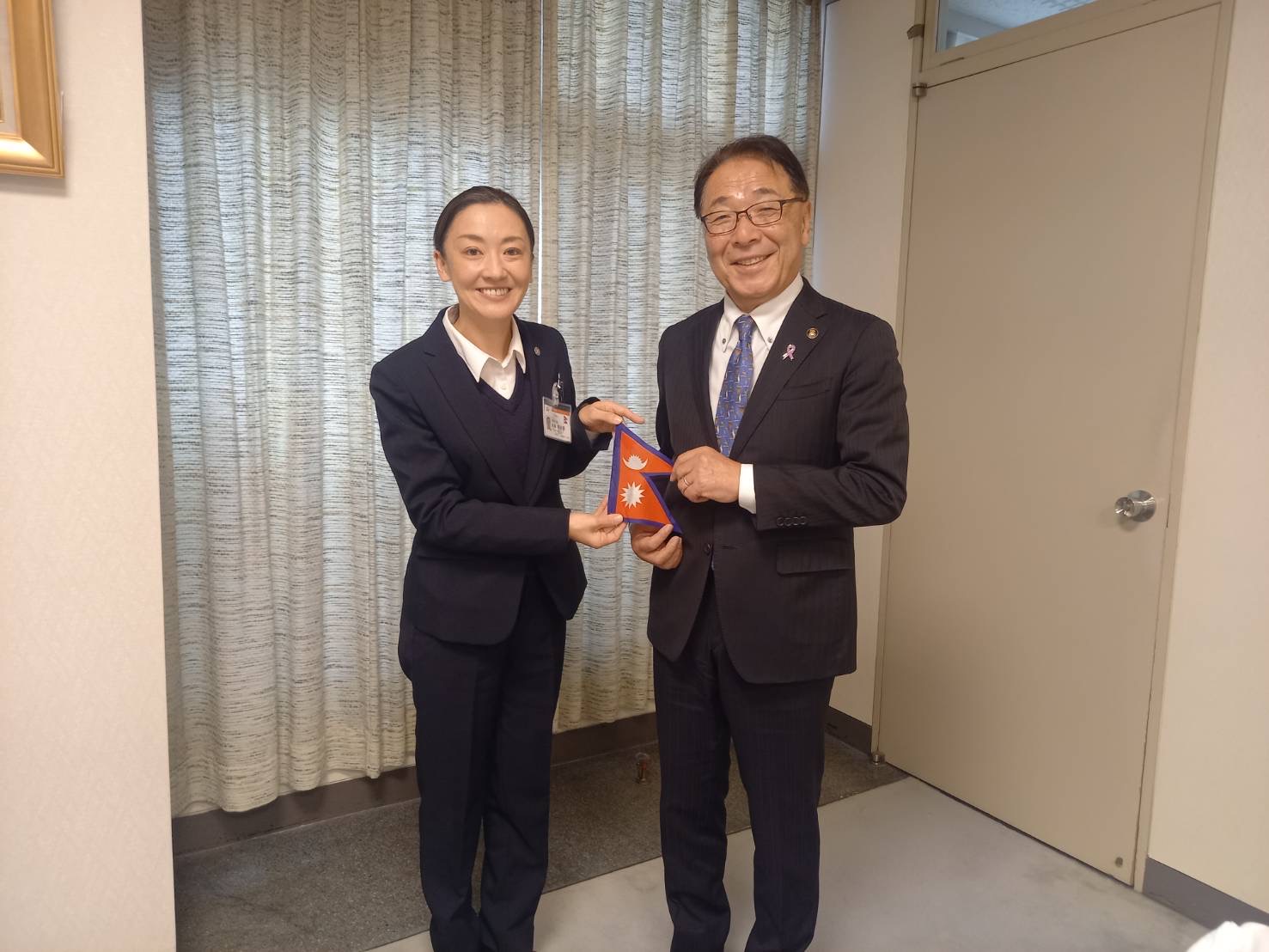 海外協力隊派遣に伴う市長表敬訪問