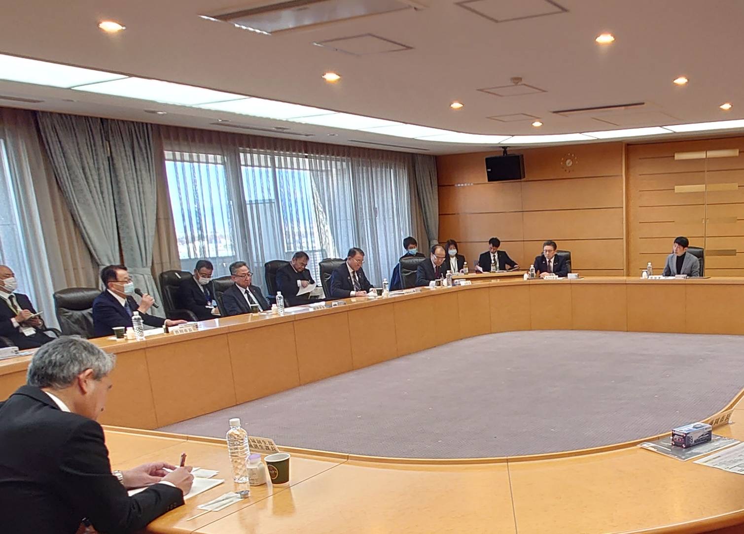 群馬県知事との意見交換会