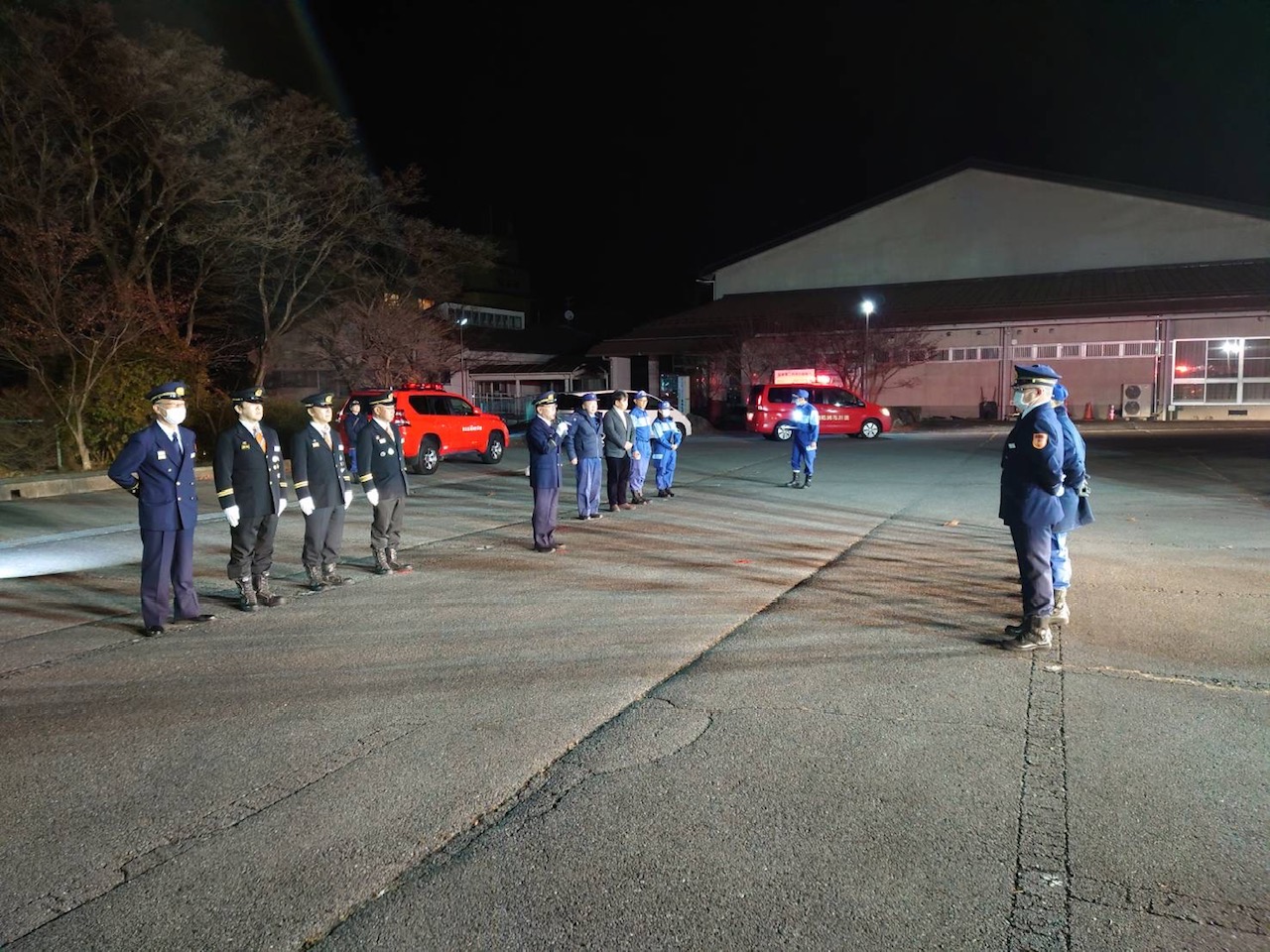 歳末特別警戒激励巡視（伊香保体育館）