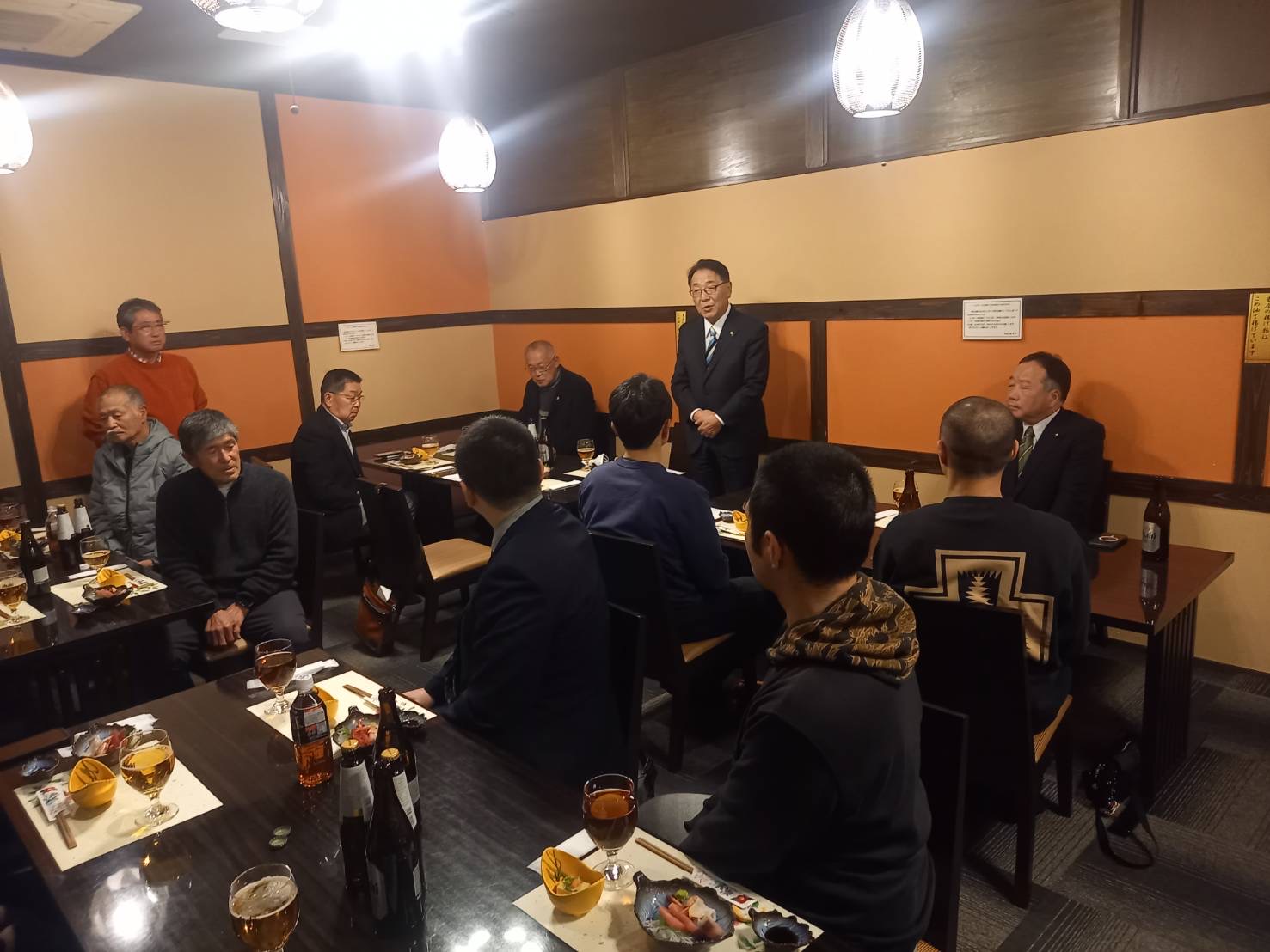 渋川市空手道連盟役員懇親会 渋川市空手道連盟役員懇親会