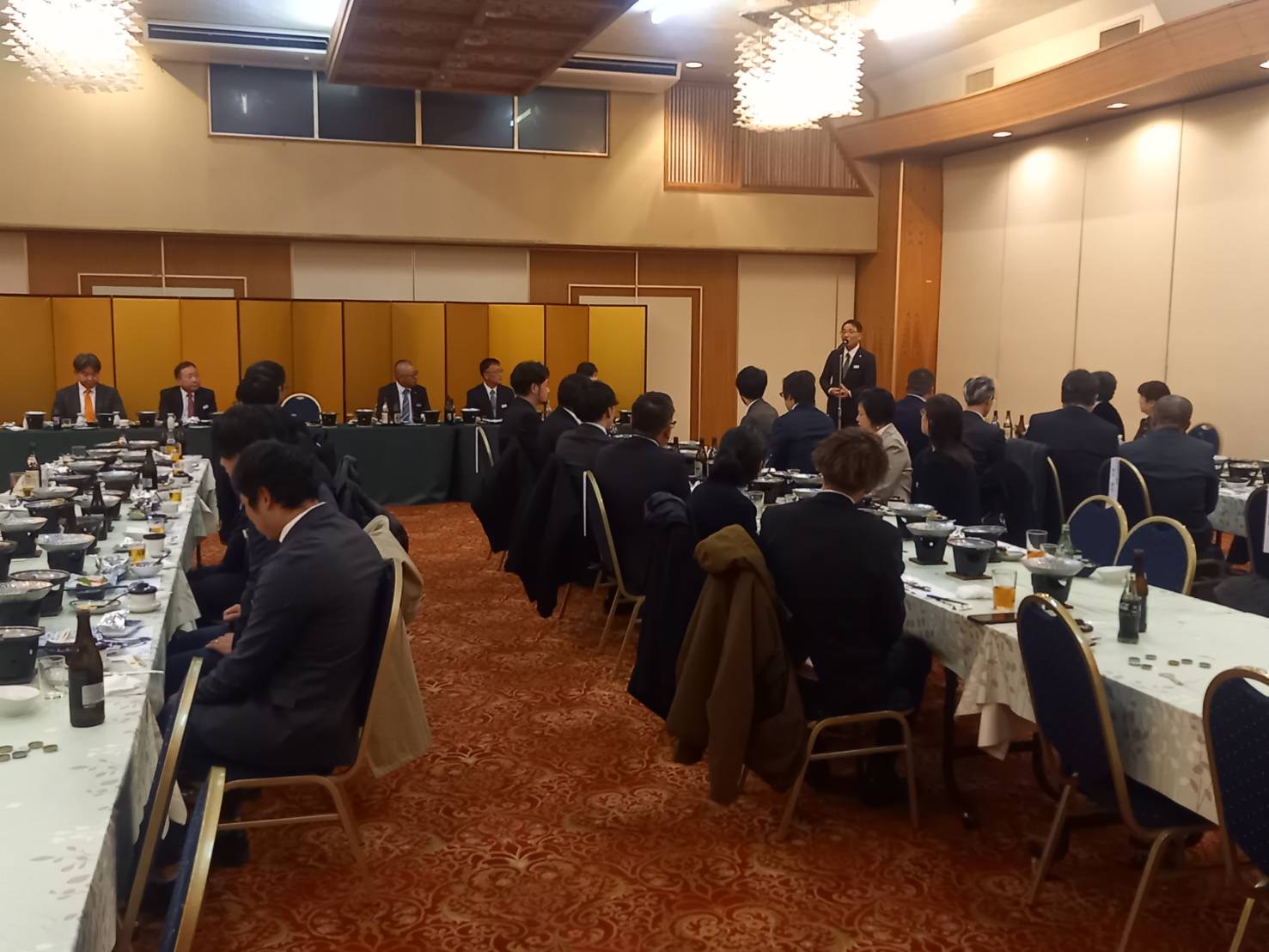 渋川市消防団新年会 渋川市消防団新年会