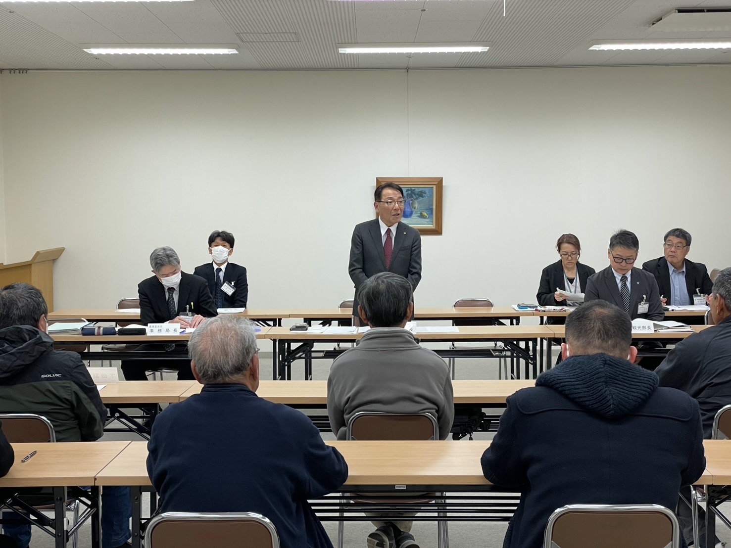 渋川市認定農業者協議会役員との意見交換会