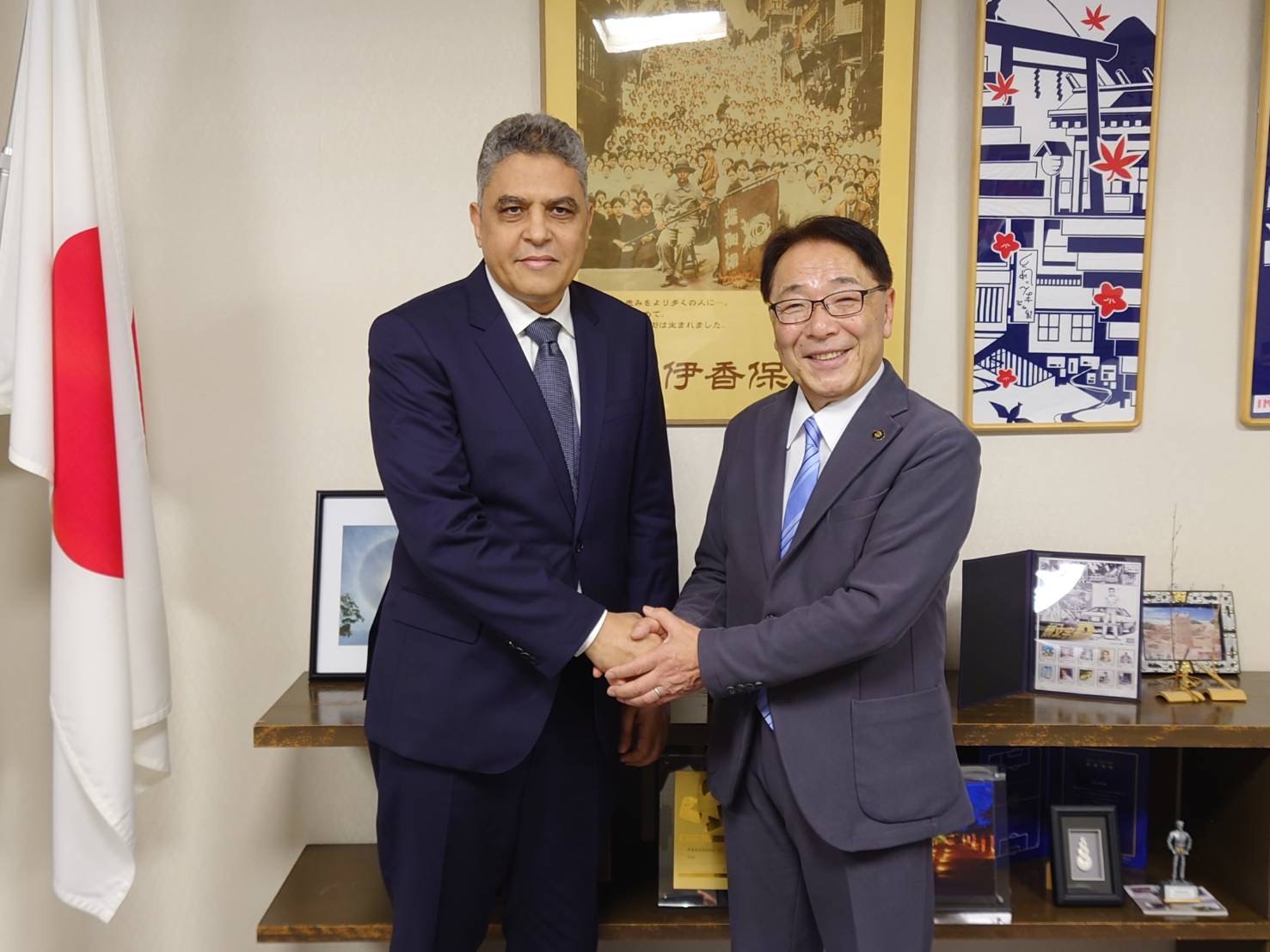 駐日モーリタニア大使の市長表敬訪問