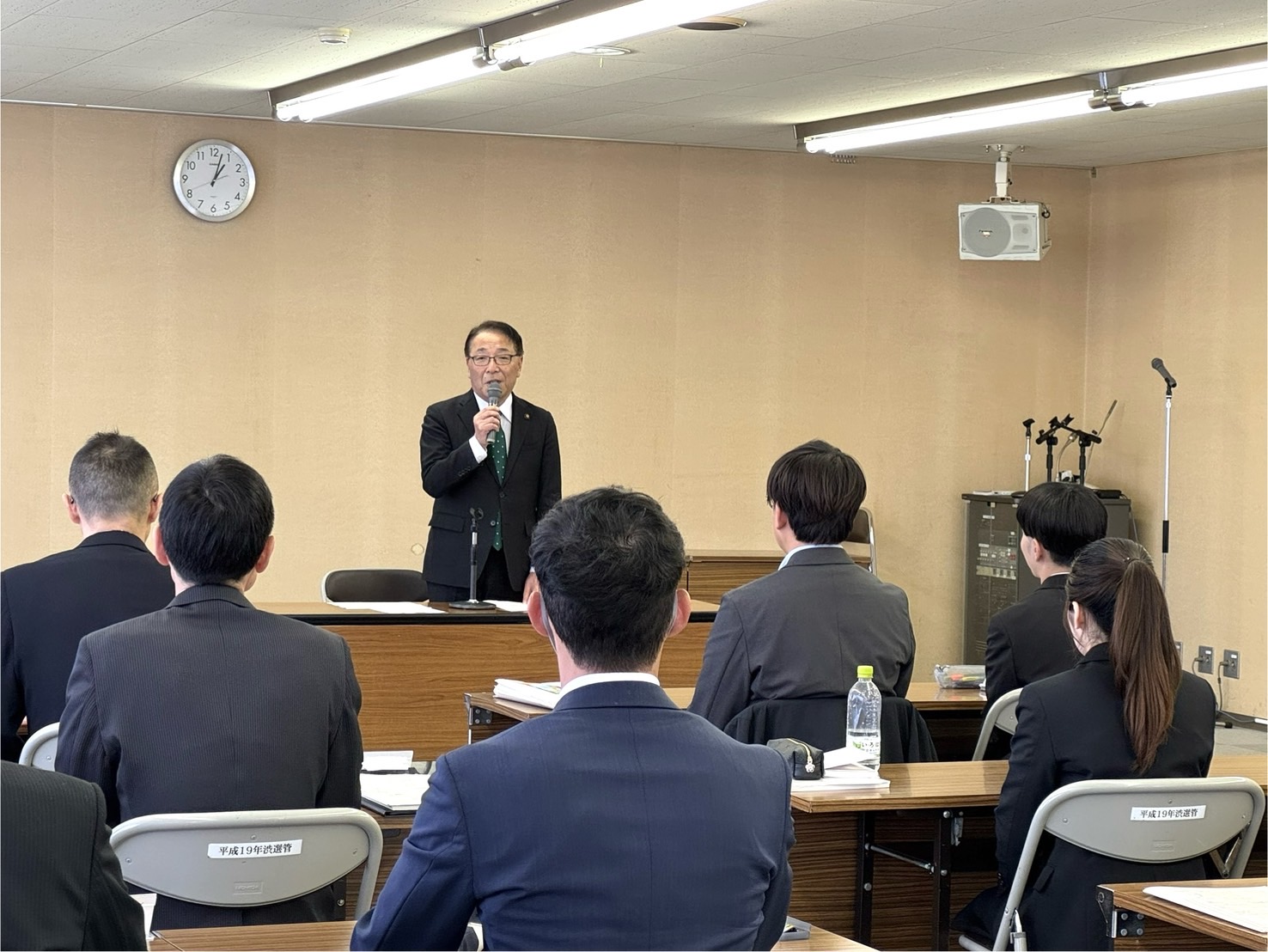新採用職員研修「市長講話」