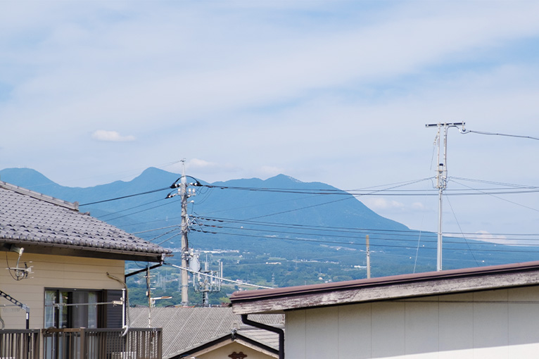 山が見える眺望 山が見える眺望