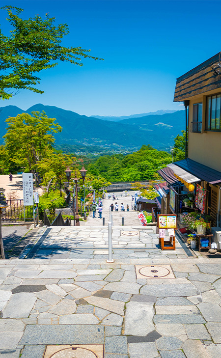 石段からの眺望