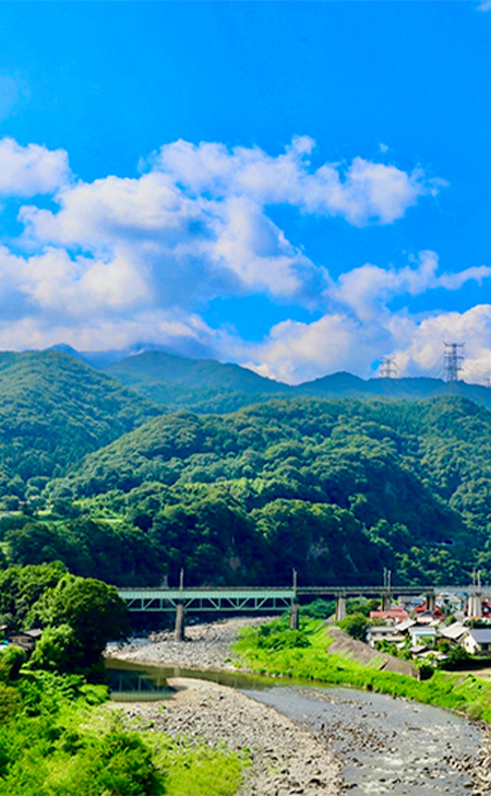 渋川市赤城町の風景