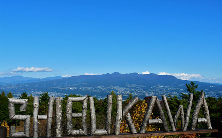 渋川総合公園の展望台